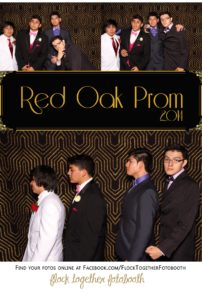 Prom photo booth in Dallas Texas