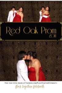 Prom photo booth in Dallas Texas