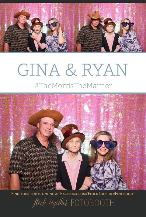 Open air photo booth in rockwall, texas