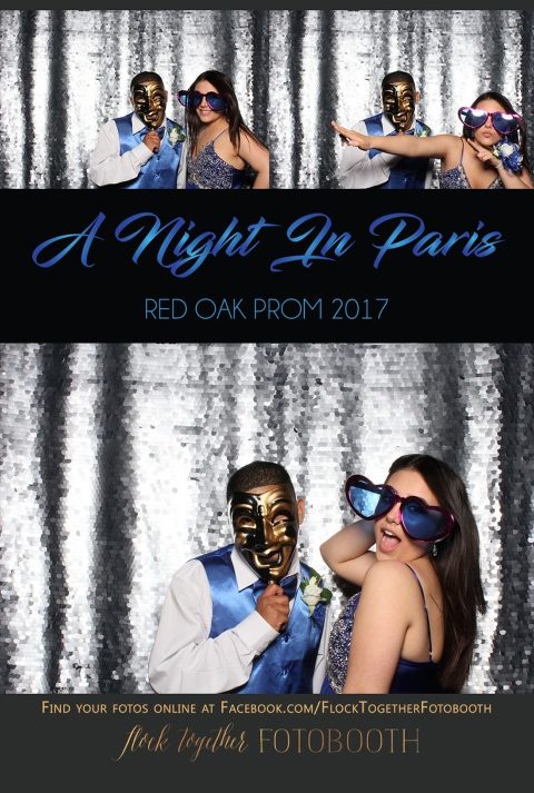 prom photo booth in Dallas, Texas