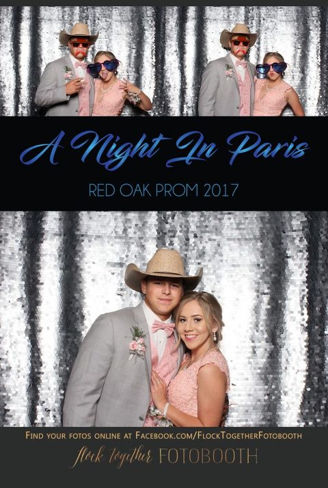prom photo booth in Dallas, Texas
