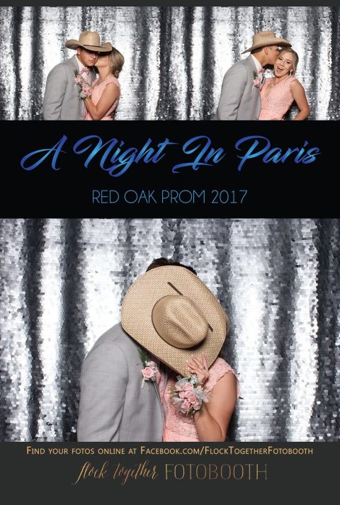 prom photo booth in Dallas, Texas