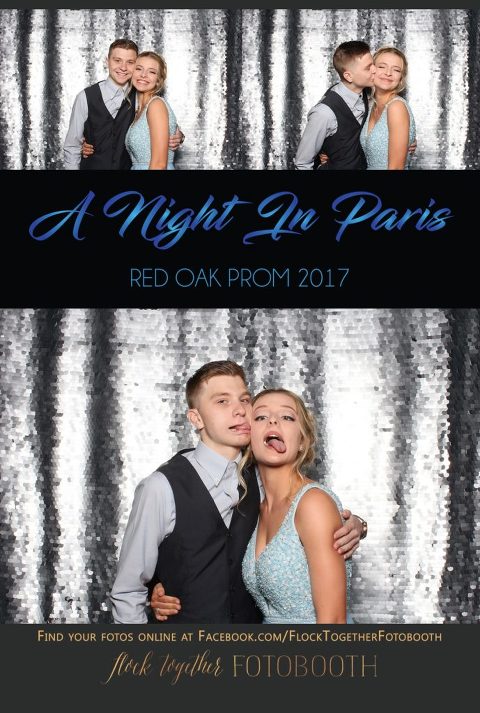 prom photo booth in Dallas, Texas