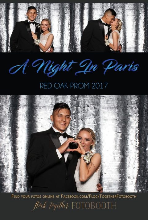 prom photo booth in Dallas, Texas