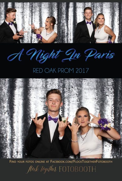 prom photo booth in Dallas, Texas