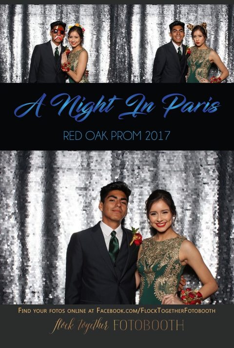 prom photo booth in Dallas, Texas