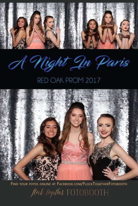 prom photo booth in Dallas, Texas