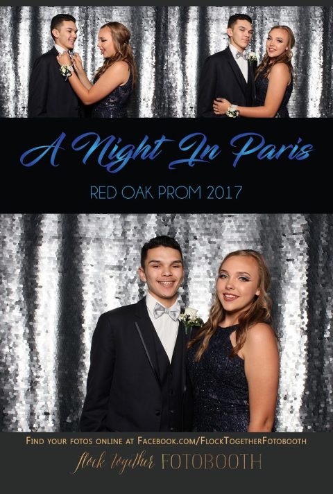 prom photo booth in Dallas, Texas