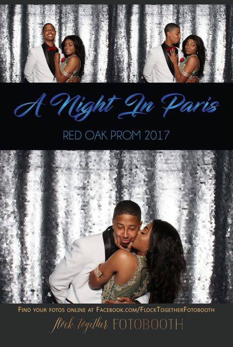 prom photo booth in Dallas, Texas