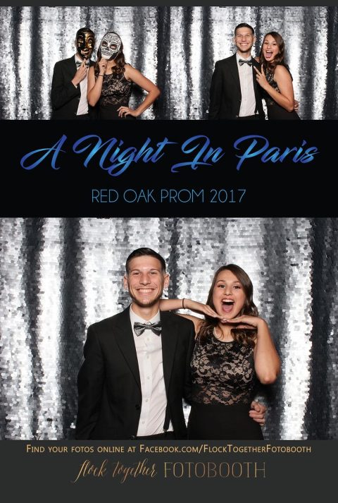 prom photo booth in Dallas, Texas