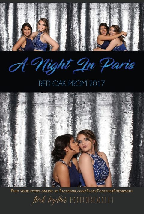 prom photo booth in Dallas, Texas