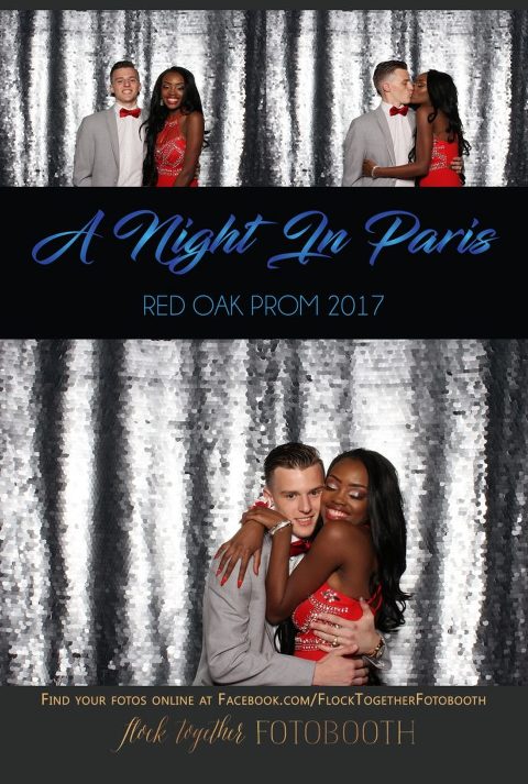 prom photo booth in Dallas, Texas