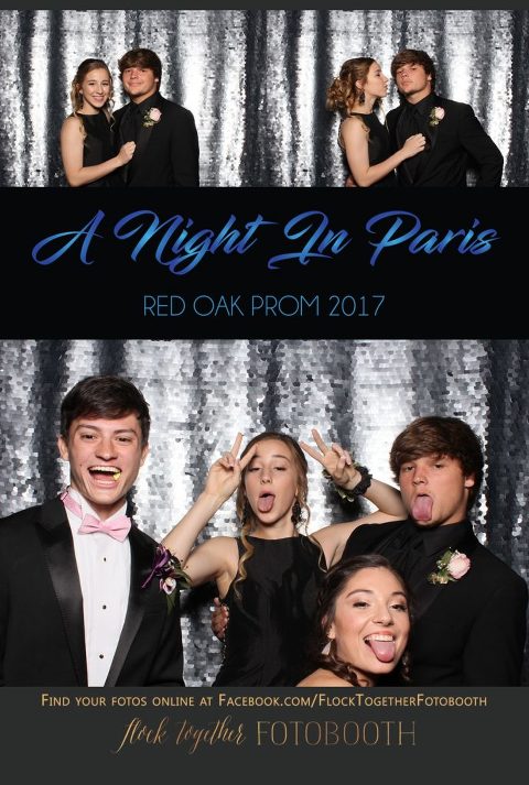prom photo booth in Dallas, Texas