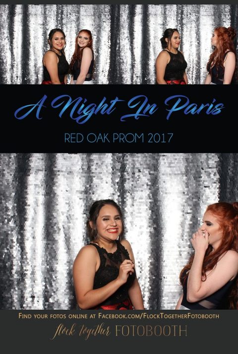 prom photo booth in Dallas, Texas