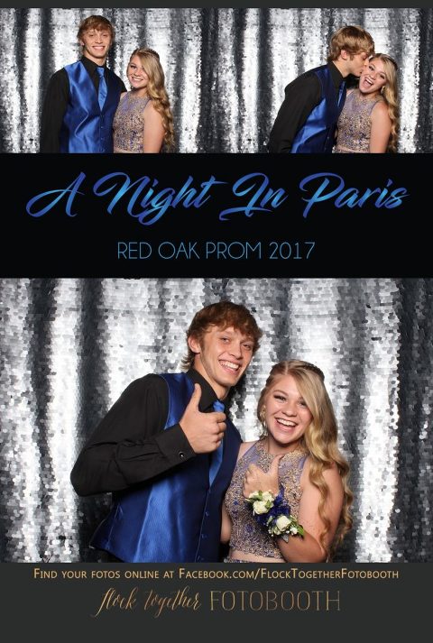 prom photo booth in Dallas, Texas