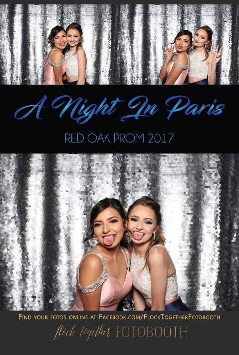 prom photo booth in Dallas, Texas