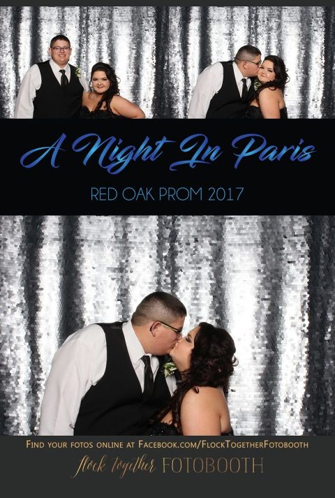 prom photo booth in Dallas, Texas