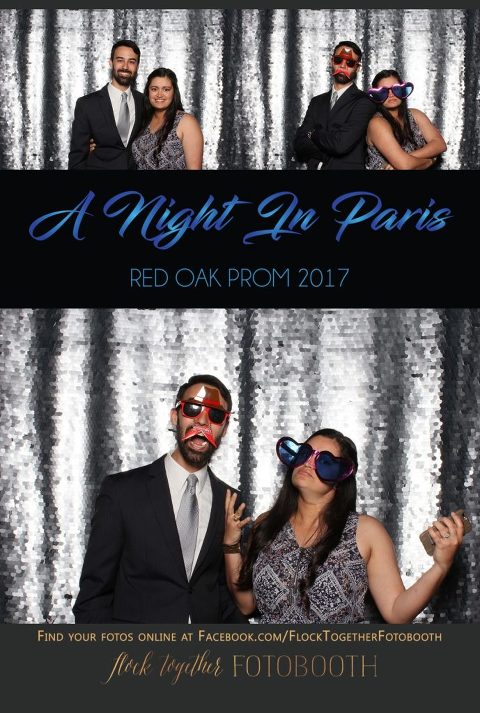 prom photo booth in Dallas, Texas