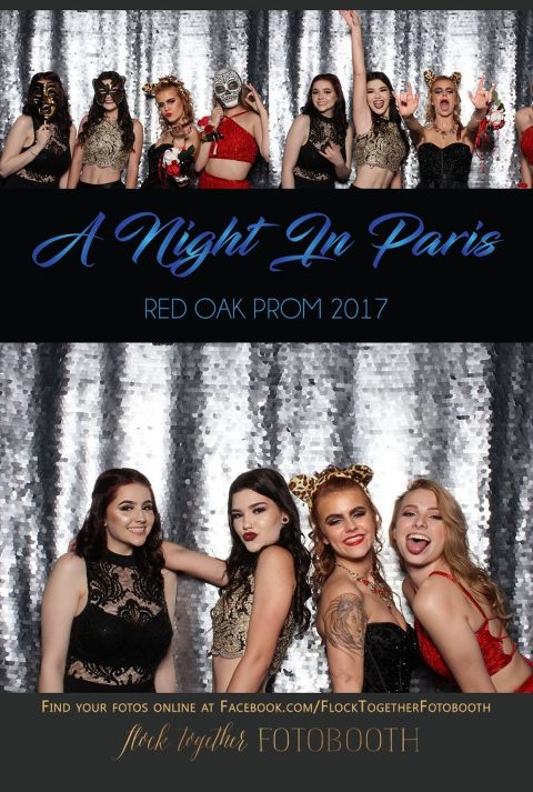 prom photo booth in Dallas, Texas