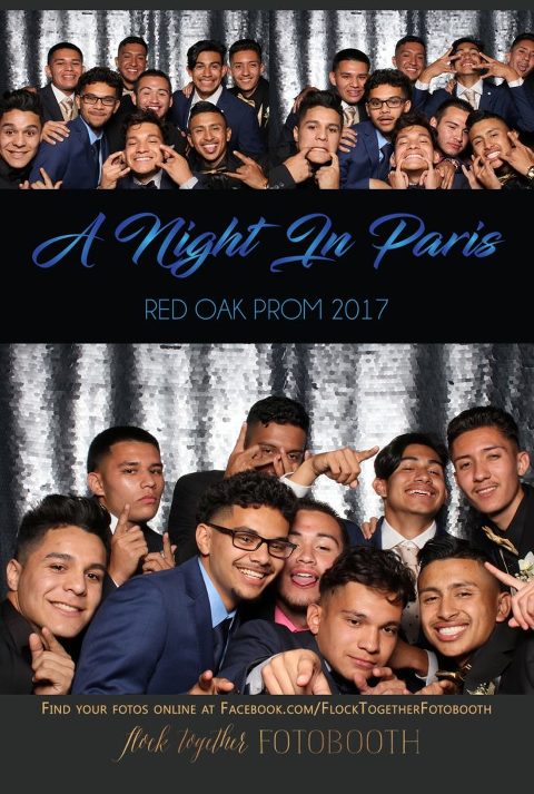 prom photo booth in Dallas, Texas