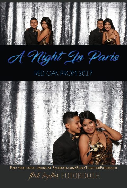 prom photo booth in Dallas, Texas