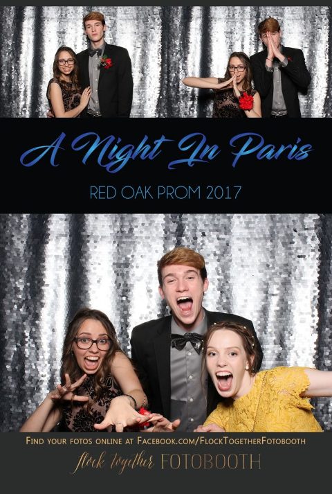 prom photo booth in Dallas, Texas