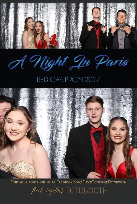 prom photo booth in Dallas, Texas