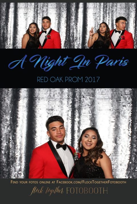 prom photo booth in Dallas, Texas