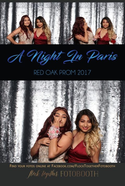 prom photo booth in Dallas, Texas