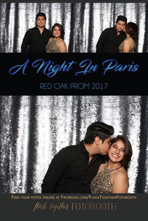 prom photo booth in Dallas, Texas
