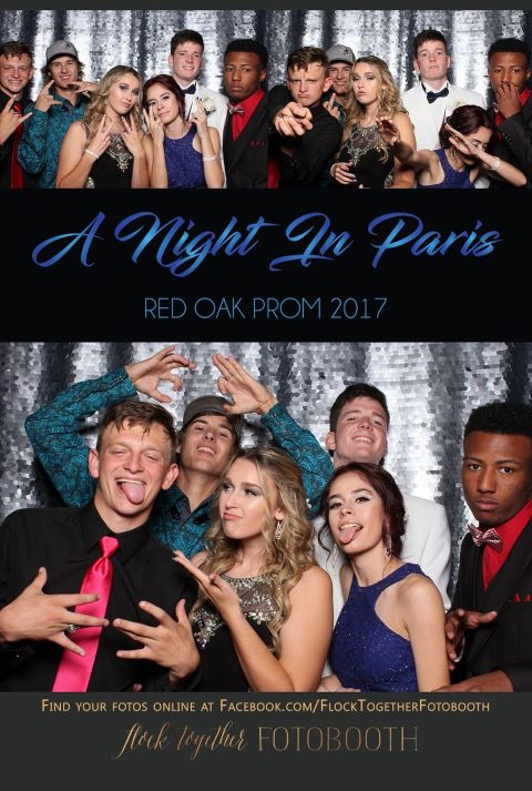 prom photo booth in Dallas, Texas
