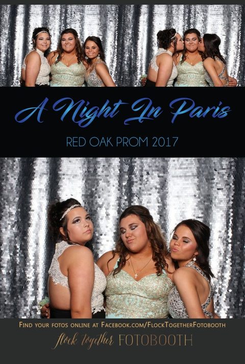 prom photo booth in Dallas, Texas