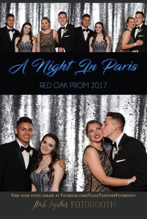 prom photo booth in Dallas, Texas