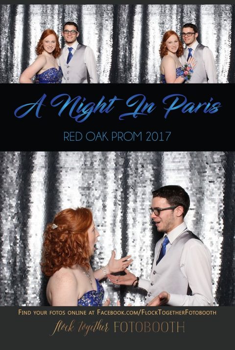 prom photo booth in Dallas, Texas