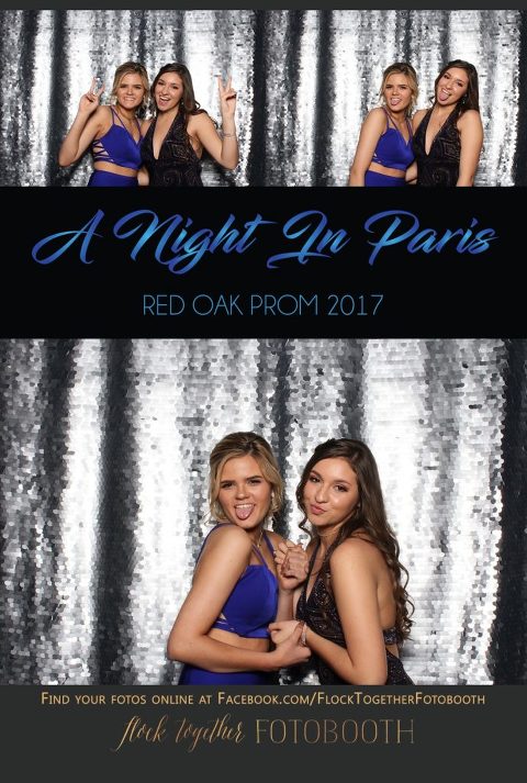 prom photo booth in Dallas, Texas