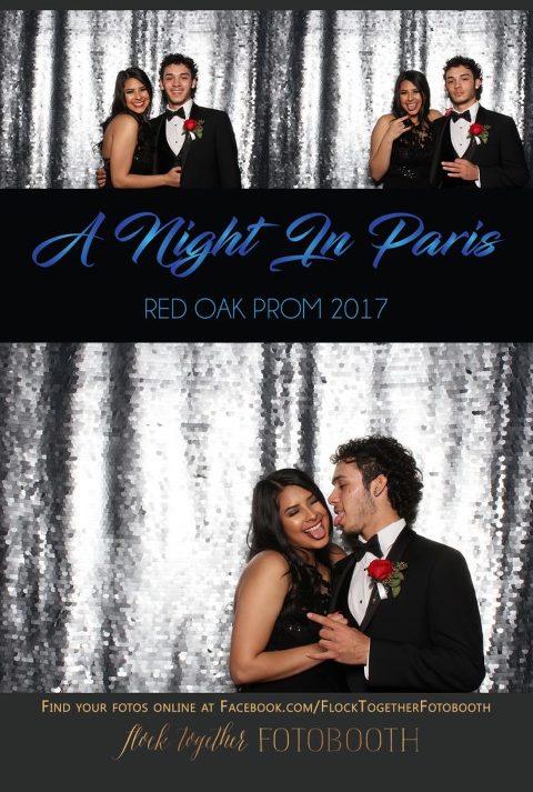prom photo booth in Dallas, Texas