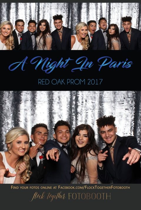 prom photo booth in Dallas, Texas
