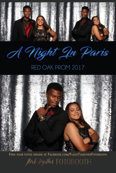 prom photo booth in Dallas, Texas