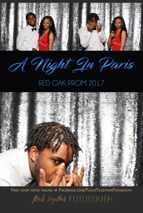 prom photo booth in Dallas, Texas