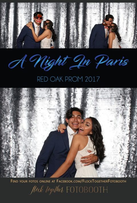 prom photo booth in Dallas, Texas