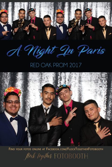 prom photo booth in Dallas, Texas