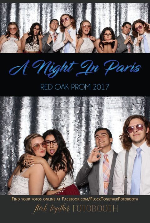 prom photo booth in Dallas, Texas