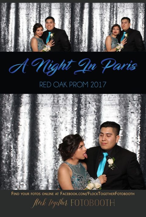 prom photo booth in Dallas, Texas