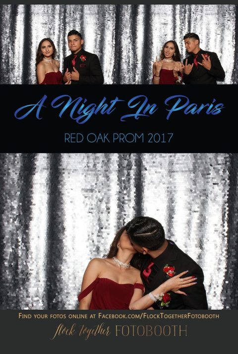 prom photo booth in Dallas, Texas