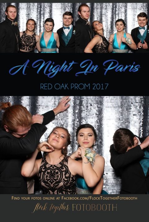 prom photo booth in Dallas, Texas