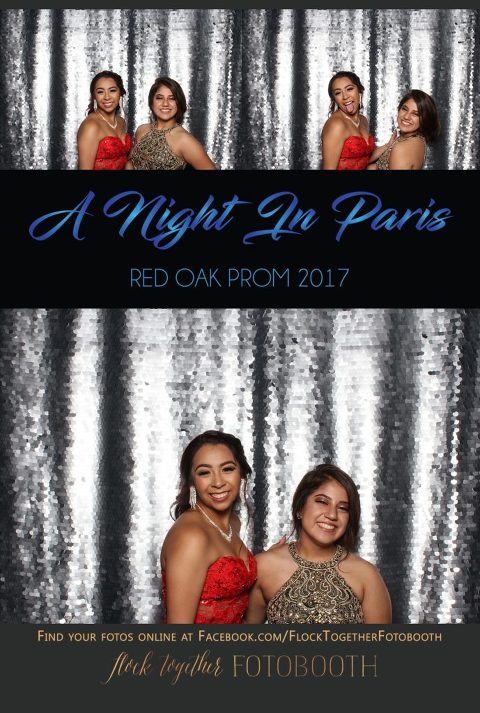 prom photo booth in Dallas, Texas