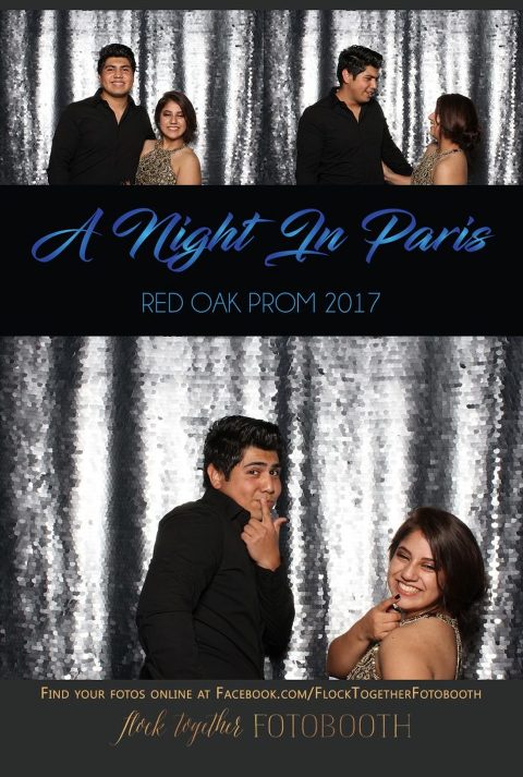 prom photo booth in Dallas, Texas