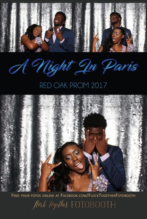 prom photo booth in Dallas, Texas