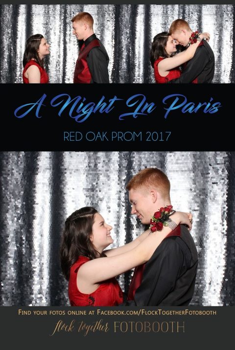 prom photo booth in Dallas, Texas