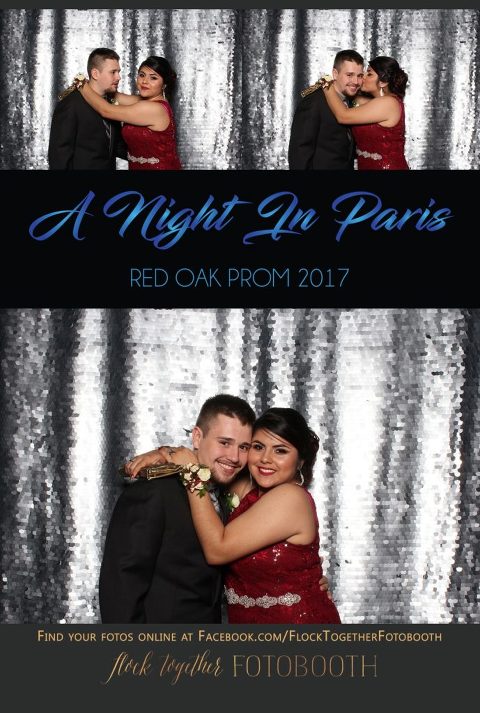 prom photo booth in Dallas, Texas